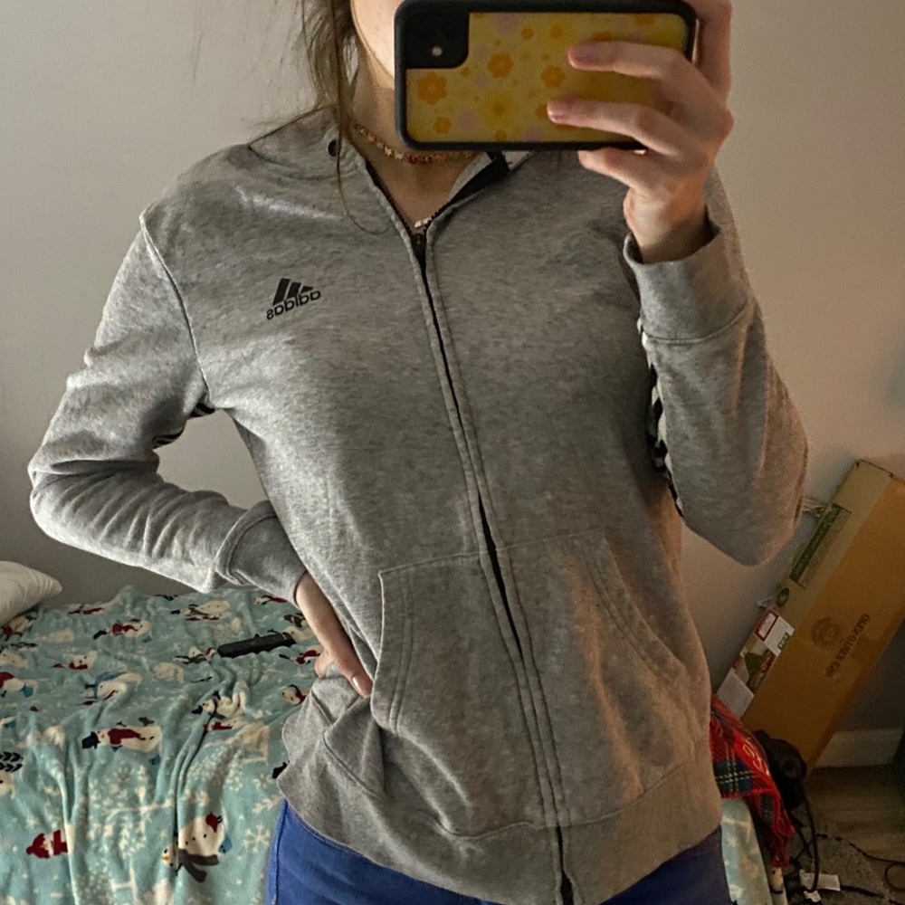Adidas zip up jacket